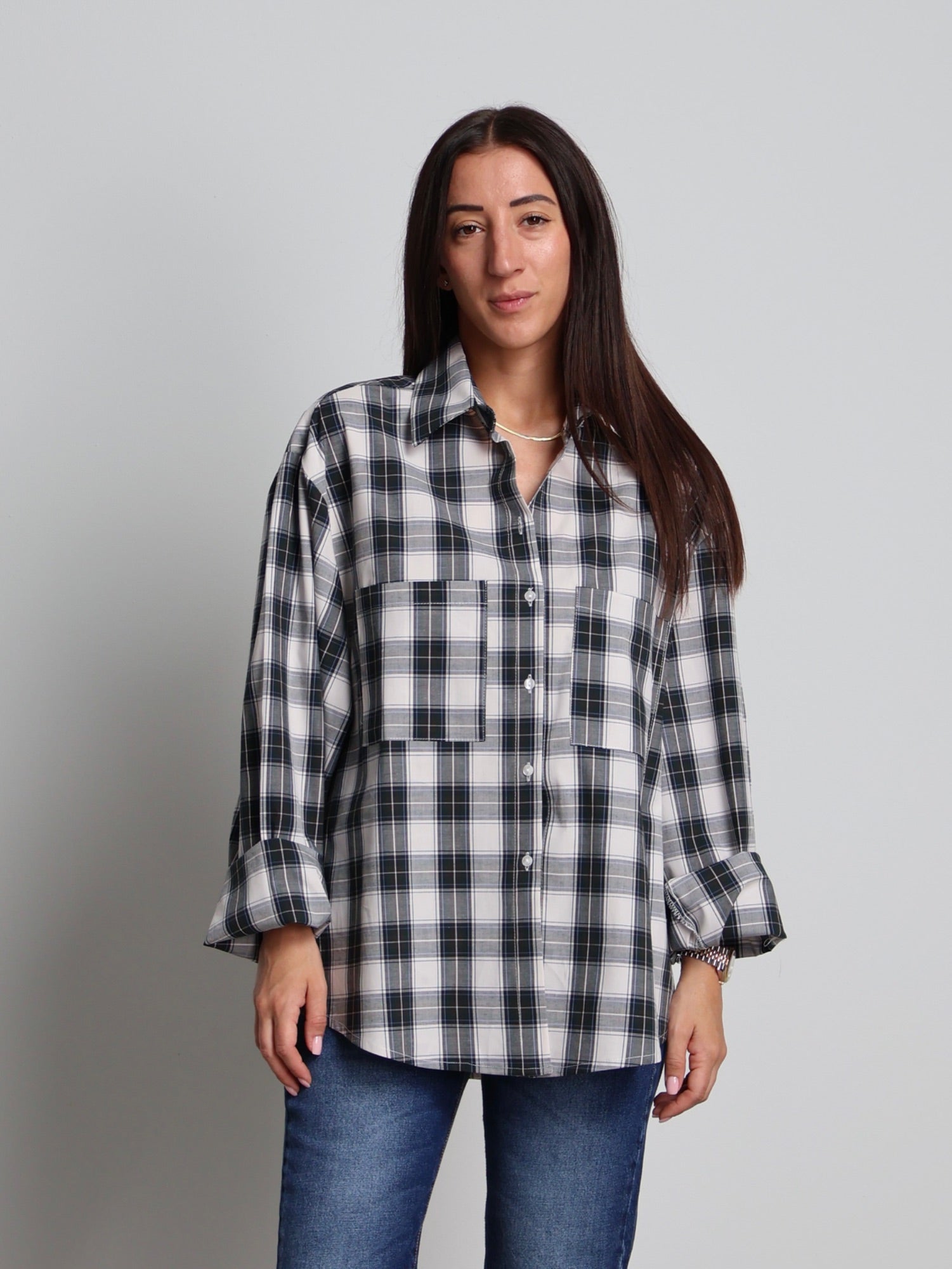 Camicia check Bianco-ottico Haveone CSB-R077;Camicia check Bianco-ottico Haveone CSB-R077 — foto 2;Camicia check Bianco-ottico Haveone CSB-R077 — foto 3;Camicia check Bianco-ottico Haveone CSB-R077 — foto 4;Camicia check Bianco-ottico Haveone CSB-R077 — foto 5