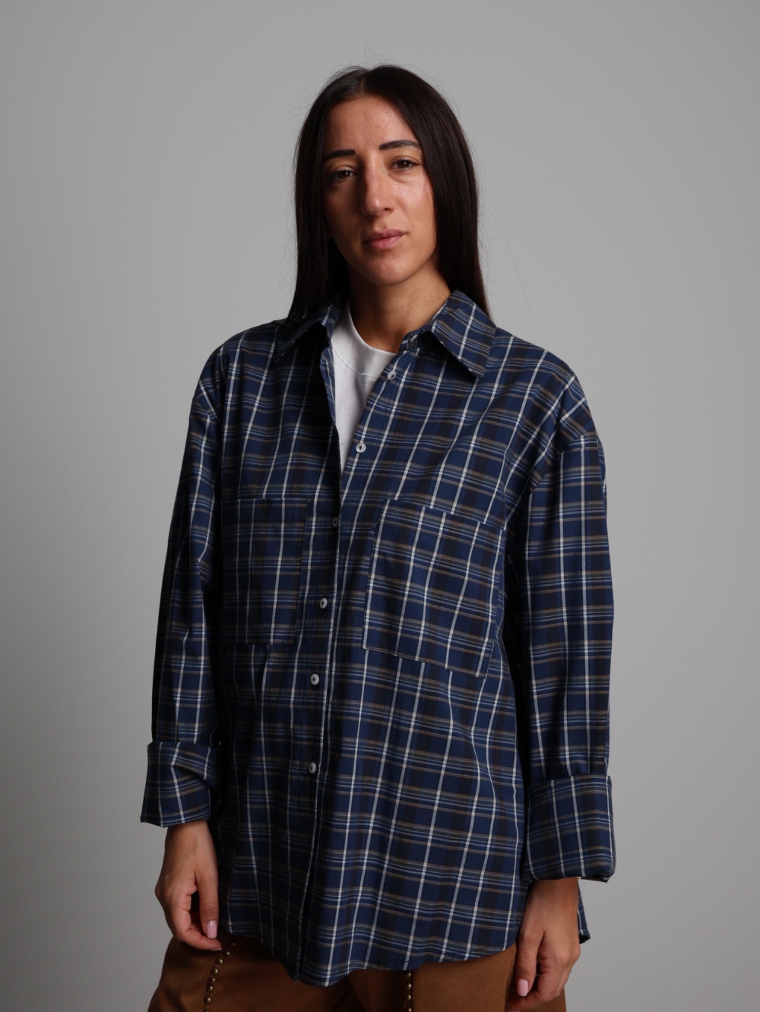 Camicia check Blu Haveone CSB-R077;Camicia check Blu Haveone CSB-R077 — foto 2;Camicia check Blu Haveone CSB-R077 — foto 3;Camicia check Blu Haveone CSB-R077 — foto 4;Camicia check Blu Haveone CSB-R077 — foto 5