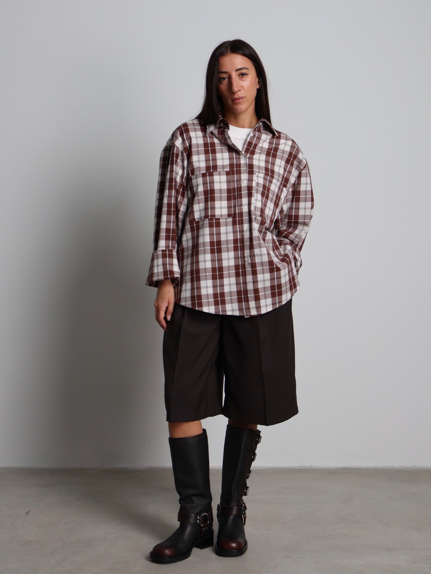 Camicia check Bruciato Haveone CSB-R077;Camicia check Bruciato Haveone CSB-R077 — foto 2;Camicia check Bruciato Haveone CSB-R077 — foto 3;Camicia check Bruciato Haveone CSB-R077 — foto 4