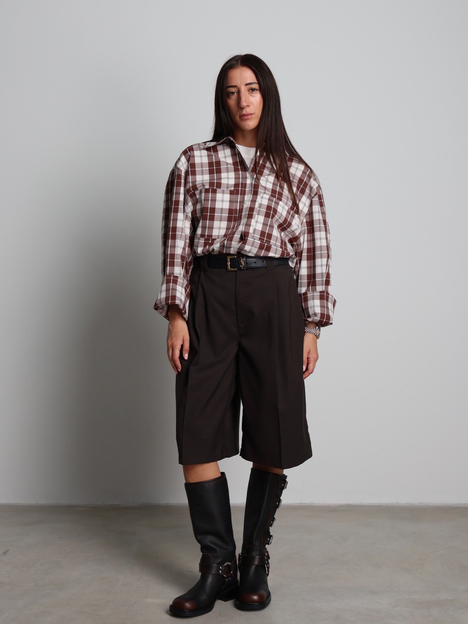 Camicia check Bruciato Haveone CSB-R077;Camicia check Bruciato Haveone CSB-R077 — foto 2;Camicia check Bruciato Haveone CSB-R077 — foto 3;Camicia check Bruciato Haveone CSB-R077 — foto 4