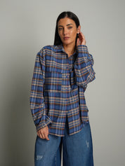 Camicia tasche check Azzurro Haveone CSB-R090;Camicia tasche check Azzurro Haveone CSB-R090 — foto 2;Camicia tasche check Azzurro Haveone CSB-R090 — foto 3