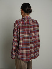 Camicia tasche check Bordeaux Haveone CSB-R090;Camicia tasche check Bordeaux Haveone CSB-R090 — foto 2;Camicia tasche check Bordeaux Haveone CSB-R090 — foto 3