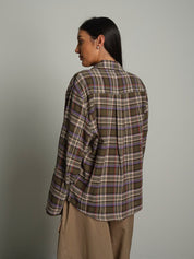 Camicia tasche check Verde-militare Haveone CSB-R090;Camicia tasche check Verde-militare Haveone CSB-R090 — foto 2;Camicia tasche check Verde-militare Haveone CSB-R090 — foto 3