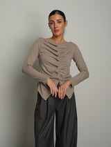 Cardigan shiffer - Beige