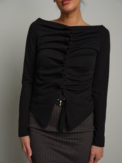 Cardigan shiffer Nero Haveone CSH-R118;Cardigan shiffer Nero Haveone CSH-R118 — foto 2;Cardigan shiffer Nero Haveone CSH-R118 — foto 3;Cardigan shiffer Nero Haveone CSH-R118 — foto 4;Cardigan shiffer Nero Haveone CSH-R118 — foto 5
