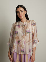 Camicia pappagallo - Lilla