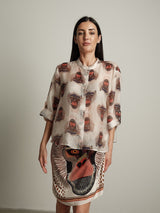Camicia scimmia - Bianco ottico
