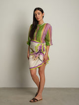 Camicia riga orchidea - acido