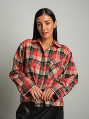 Camicia check Rosso Haveone CVS-R088;Camicia check Rosso Haveone CVS-R088 — foto 2;Camicia check Rosso Haveone CVS-R088 — foto 3