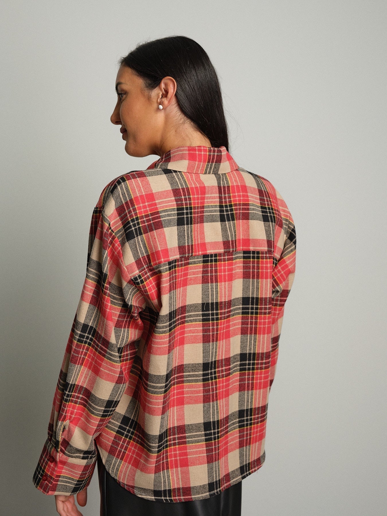 Camicia check Rosso Haveone CVS-R088;Camicia check Rosso Haveone CVS-R088 — foto 2;Camicia check Rosso Haveone CVS-R088 — foto 3