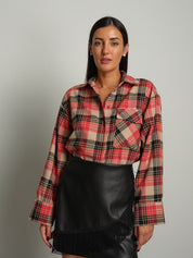 Camicia check Rosso Haveone CVS-R088;Camicia check Rosso Haveone CVS-R088 — foto 2;Camicia check Rosso Haveone CVS-R088 — foto 3