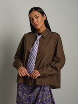 Camicia cravatta Jessi - Lilla