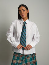 Camicia cravatta Jessi - Petrolio