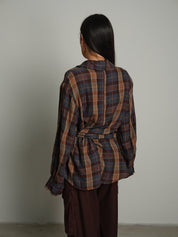 Camicia nodo laterale quadro Moro Haveone CVS-R107;Camicia nodo laterale quadro Moro Haveone CVS-R107 — foto 2;Camicia nodo laterale quadro Moro Haveone CVS-R107 — foto 3;Camicia nodo laterale quadro Moro Haveone CVS-R107 — foto 4