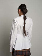 Camicia slim arricciata Bianco-ottico Haveone CVS-R129;Camicia slim arricciata Bianco-ottico Haveone CVS-R129 — foto 2;Camicia slim arricciata Bianco-ottico Haveone CVS-R129 — foto 3;Camicia slim arricciata Bianco-ottico Haveone CVS-R129 — foto 4;Camicia slim arricciata Bianco-ottico Haveone CVS-R129 — foto 5