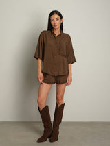 Camicia Elena - Moka