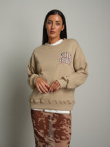 Felpa wild spirit - Beige