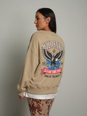 Felpa wild spirit Beige Haveone FDY-R037;Felpa wild spirit Beige Haveone FDY-R037 — foto 2;Felpa wild spirit Beige Haveone FDY-R037 — foto 3;Felpa wild spirit Beige Haveone FDY-R037 — foto 4