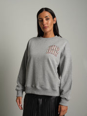 Felpa wild spirit Grigio-perla Haveone FDYR037;Felpa wild spirit Grigio-perla Haveone FDYR037 — foto 2;Felpa wild spirit Grigio-perla Haveone FDYR037 — foto 3