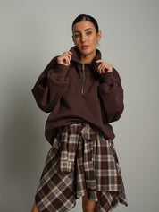 Felpa collo vulcano mezza zip Moro Haveone FMA-R053;Felpa collo vulcano mezza zip Moro Haveone FMA-R053 — foto 2;Felpa collo vulcano mezza zip Moro Haveone FMA-R053 — foto 3;Felpa collo vulcano mezza zip Moro Haveone FMA-R053 — foto 4;Felpa collo vulcano mezza zip Moro Haveone FMA-R053 — foto 5