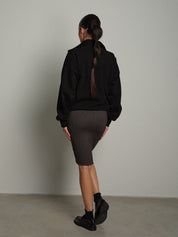 Felpa collo vulcano mezza zip Nero Haveone FMA-R053;Felpa collo vulcano mezza zip Nero Haveone FMA-R053 — foto 2;Felpa collo vulcano mezza zip Nero Haveone FMA-R053 — foto 3;Felpa collo vulcano mezza zip Nero Haveone FMA-R053 — foto 4