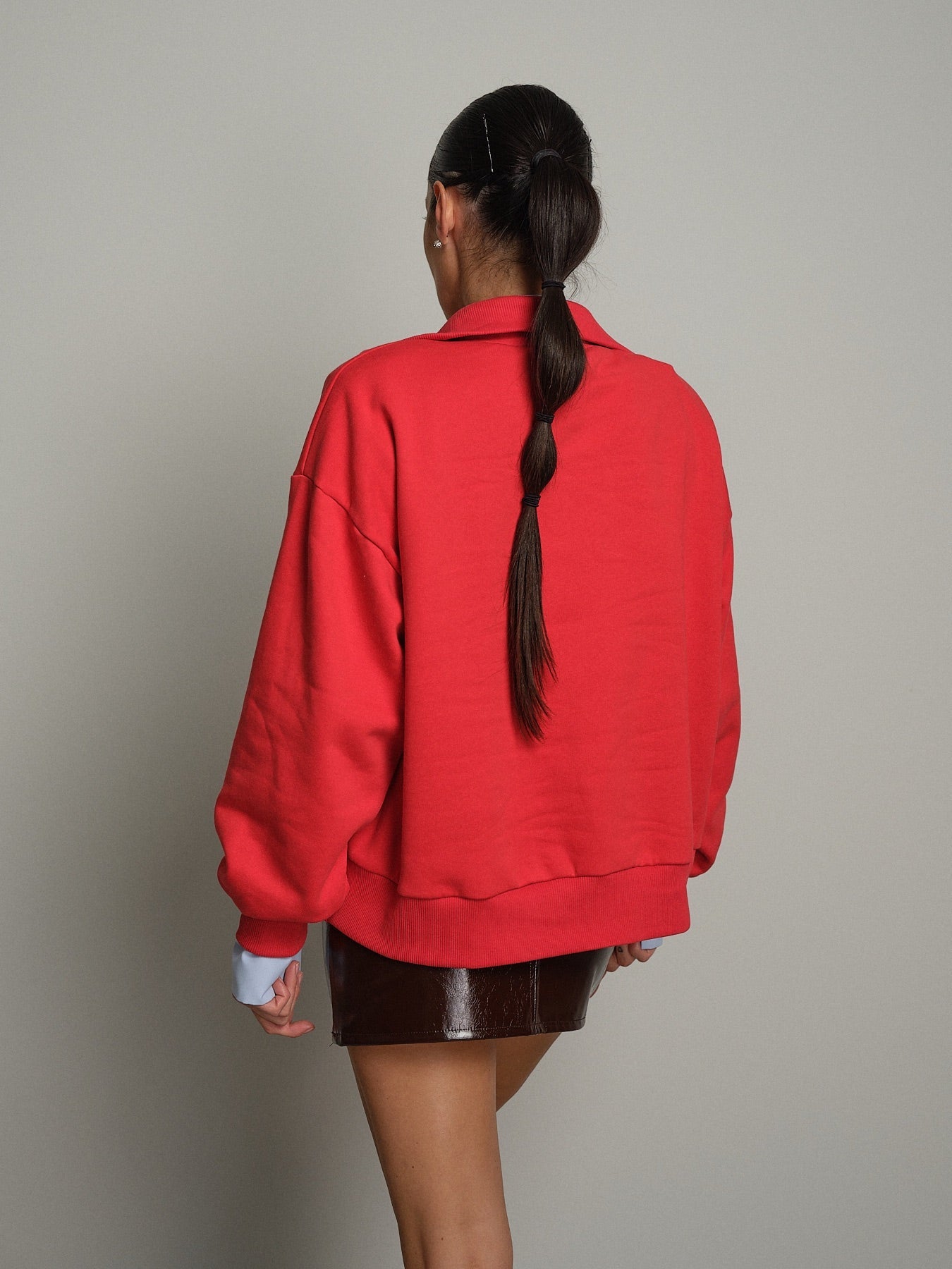 Felpa collo vulcano mezza zip Rosso Haveone FMA-R053;Felpa collo vulcano mezza zip Rosso Haveone FMA-R053 — foto 2;Felpa collo vulcano mezza zip Rosso Haveone FMA-R053 — foto 3;Felpa collo vulcano mezza zip Rosso Haveone FMA-R053 — foto 4;Felpa collo vulcano mezza zip Rosso Haveone FMA-R053 — foto 5