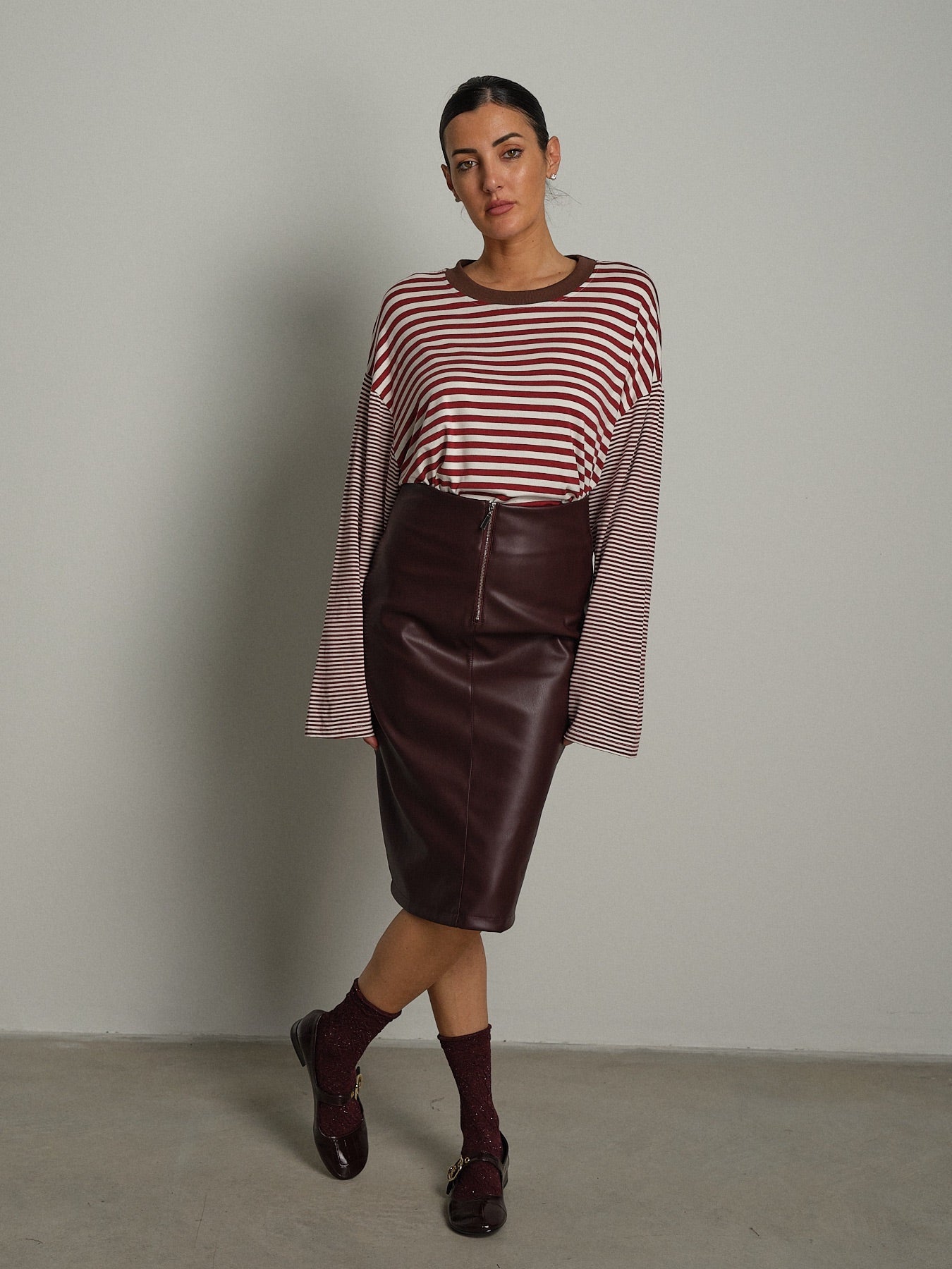 Gonna zip midi ecopelle Bordeaux Haveone GVS-R108;Gonna zip midi ecopelle Bordeaux Haveone GVS-R108 — foto 2;Gonna zip midi ecopelle Bordeaux Haveone GVS-R108 — foto 3;Gonna zip midi ecopelle Bordeaux Haveone GVS-R108 — foto 4;Gonna zip midi ecopelle Bordeaux Haveone GVS-R108 — foto 5;Gonna zip midi ecopelle Bordeaux Haveone GVS-R108 — foto 6