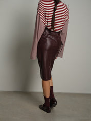 Gonna zip midi ecopelle Bordeaux Haveone GVS-R108;Gonna zip midi ecopelle Bordeaux Haveone GVS-R108 — foto 2;Gonna zip midi ecopelle Bordeaux Haveone GVS-R108 — foto 3;Gonna zip midi ecopelle Bordeaux Haveone GVS-R108 — foto 4;Gonna zip midi ecopelle Bordeaux Haveone GVS-R108 — foto 5;Gonna zip midi ecopelle Bordeaux Haveone GVS-R108 — foto 6