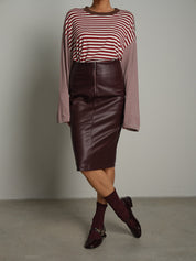 Gonna zip midi ecopelle Bordeaux Haveone GVS-R108;Gonna zip midi ecopelle Bordeaux Haveone GVS-R108 — foto 2;Gonna zip midi ecopelle Bordeaux Haveone GVS-R108 — foto 3;Gonna zip midi ecopelle Bordeaux Haveone GVS-R108 — foto 4;Gonna zip midi ecopelle Bordeaux Haveone GVS-R108 — foto 5;Gonna zip midi ecopelle Bordeaux Haveone GVS-R108 — foto 6