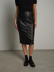 Gonna zip midi ecopelle Nero Haveone GVS-R108;Gonna zip midi ecopelle Nero Haveone GVS-R108 — foto 2;Gonna zip midi ecopelle Nero Haveone GVS-R108 — foto 3;Gonna zip midi ecopelle Nero Haveone GVS-R108 — foto 4