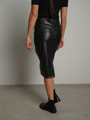 Gonna zip midi ecopelle Nero Haveone GVS-R108;Gonna zip midi ecopelle Nero Haveone GVS-R108 — foto 2;Gonna zip midi ecopelle Nero Haveone GVS-R108 — foto 3;Gonna zip midi ecopelle Nero Haveone GVS-R108 — foto 4