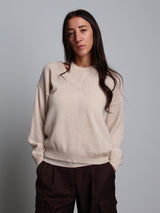 Set top + pullover - Beige