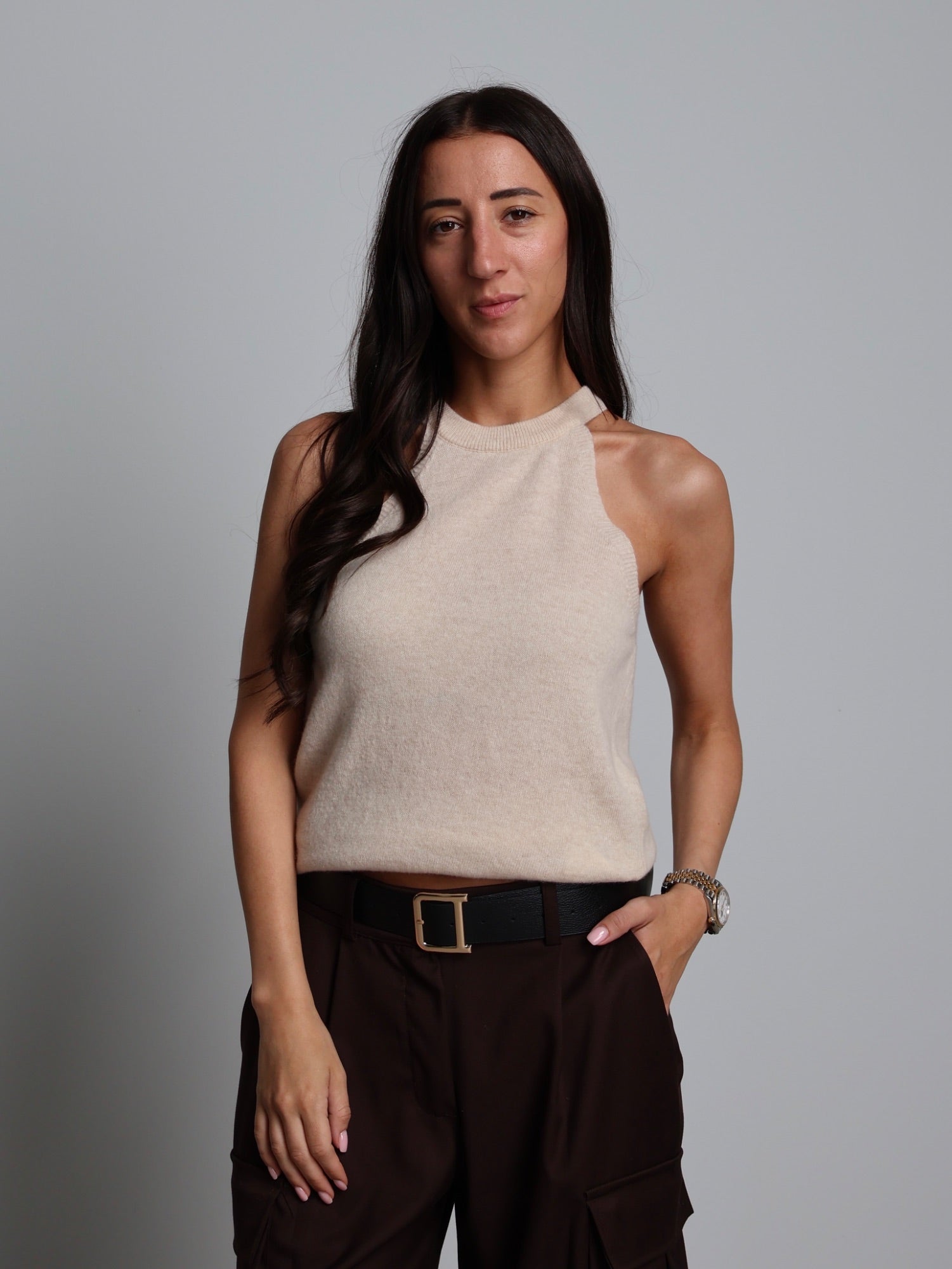 Set top + pullover Beige Haveone HNC-R014;Set top + pullover Beige Haveone HNC-R014 — foto 2;Set top + pullover Beige Haveone HNC-R014 — foto 3;Set top + pullover Beige Haveone HNC-R014 — foto 4;Set top + pullover Beige Haveone HNC-R014 — foto 5