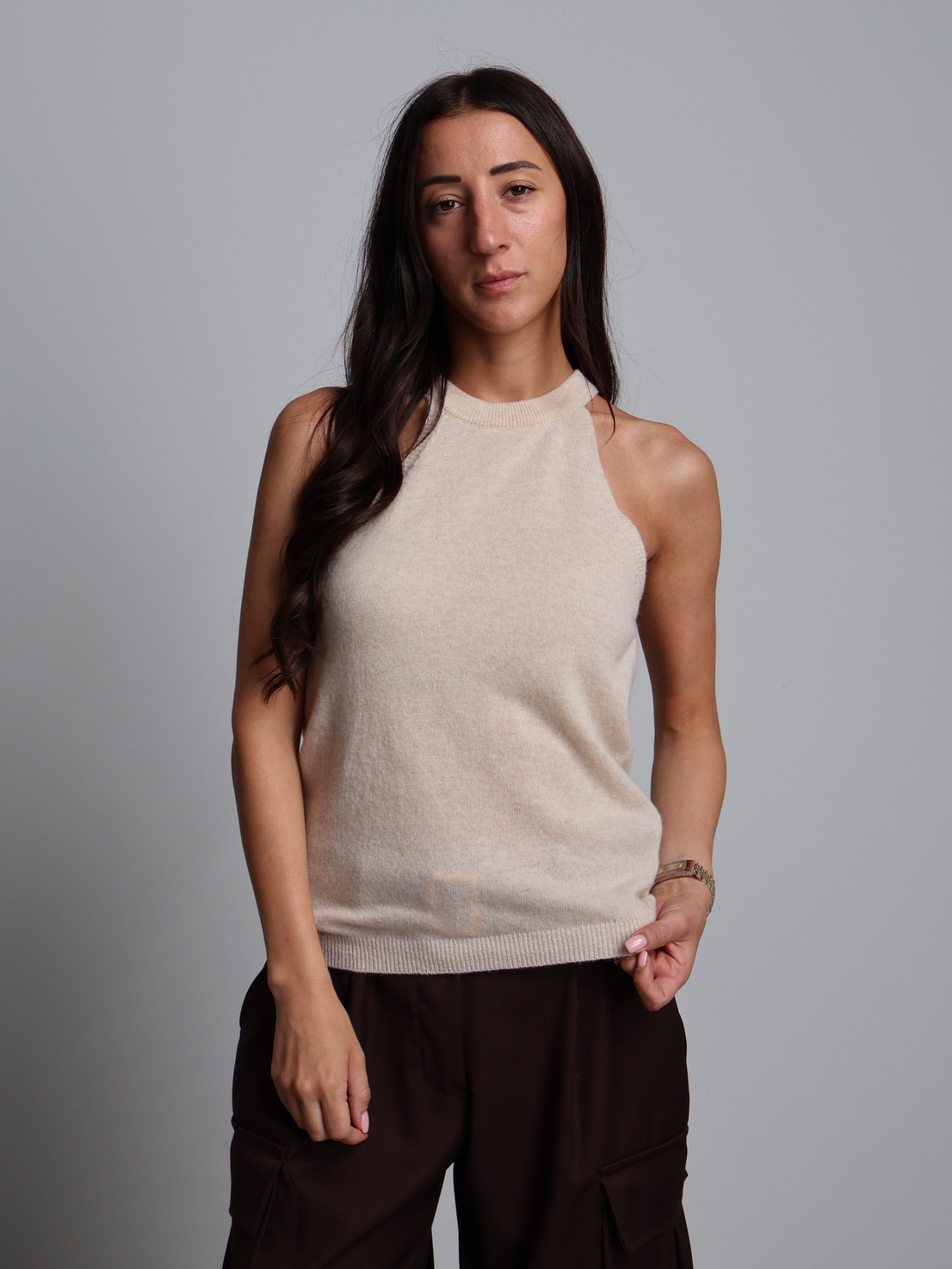 Set top + pullover Beige Haveone HNC-R014;Set top + pullover Beige Haveone HNC-R014 — foto 2;Set top + pullover Beige Haveone HNC-R014 — foto 3;Set top + pullover Beige Haveone HNC-R014 — foto 4;Set top + pullover Beige Haveone HNC-R014 — foto 5