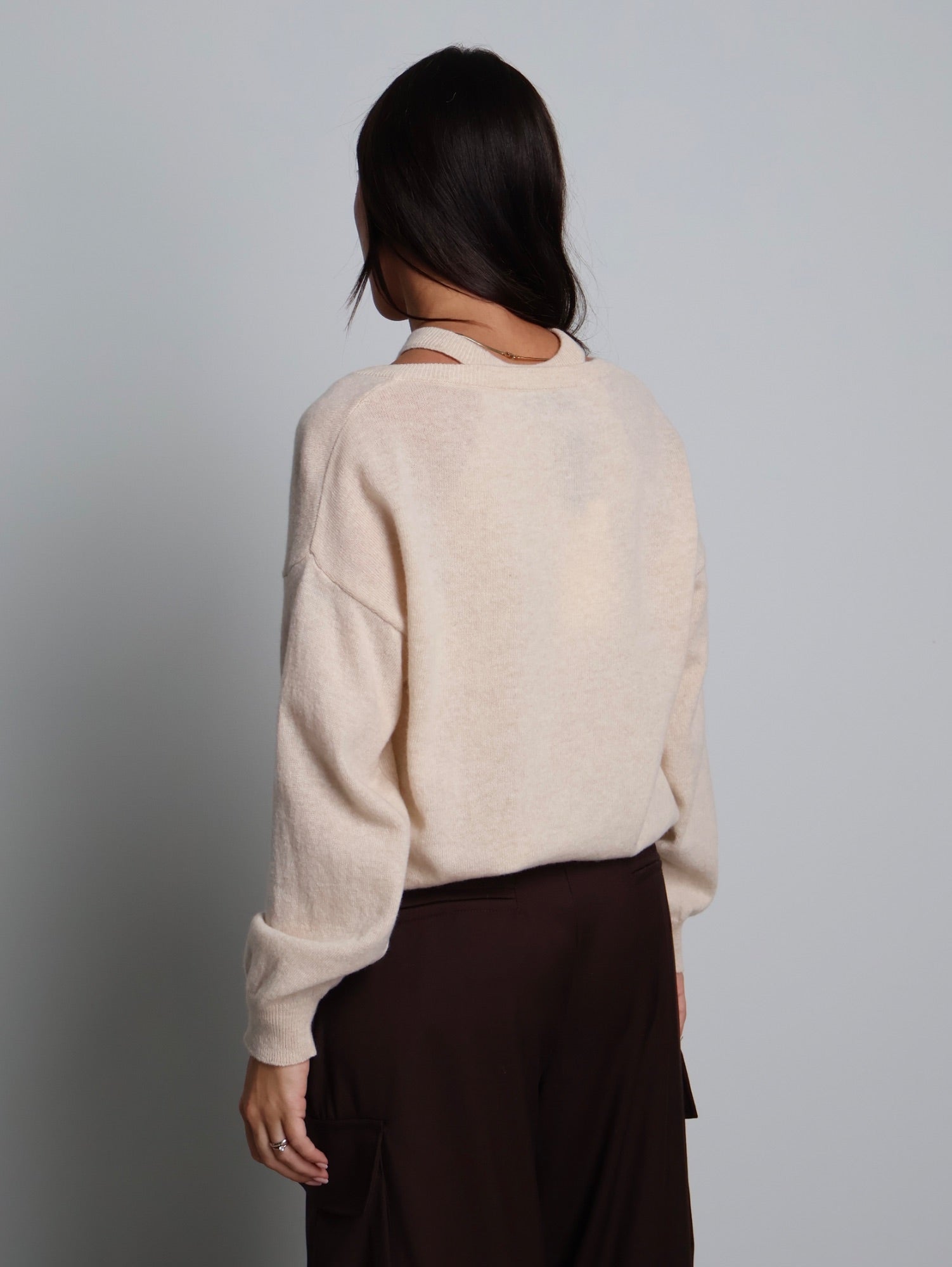 Set top + pullover Beige Haveone HNC-R014;Set top + pullover Beige Haveone HNC-R014 — foto 2;Set top + pullover Beige Haveone HNC-R014 — foto 3;Set top + pullover Beige Haveone HNC-R014 — foto 4;Set top + pullover Beige Haveone HNC-R014 — foto 5