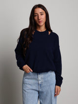 Set top + pullover - Blu notte