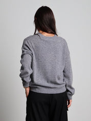 Set top + pullover Grigio Haveone HNC-R014;Set top + pullover Grigio Haveone HNC-R014 — foto 2;Set top + pullover Grigio Haveone HNC-R014 — foto 3;Set top + pullover Grigio Haveone HNC-R014 — foto 4