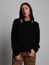Set top + pullover - Nero