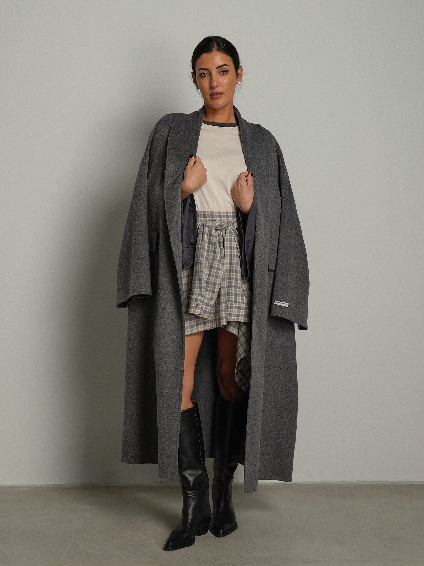 Cappotto over cintura Grigio Haveone KID-R002;Cappotto over cintura Grigio Haveone KID-R002 — foto 2;Cappotto over cintura Grigio Haveone KID-R002 — foto 3;Cappotto over cintura Grigio Haveone KID-R002 — foto 4;Cappotto over cintura Grigio Haveone KID-R002 — foto 5;Cappotto over cintura Grigio Haveone KID-R002 — foto 6