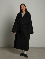 Cappotto over cintura Nero Haveone KID-R002;Cappotto over cintura Nero Haveone KID-R002 — foto 2;Cappotto over cintura Nero Haveone KID-R002 — foto 3;Cappotto over cintura Nero Haveone KID-R002 — foto 4
