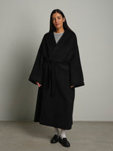 Cappotto over cintura - Nero