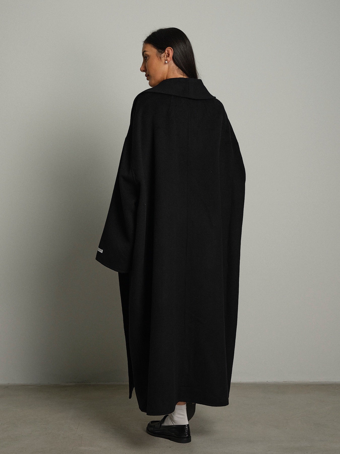 Cappotto over cintura Nero Haveone KID-R002;Cappotto over cintura Nero Haveone KID-R002 — foto 2;Cappotto over cintura Nero Haveone KID-R002 — foto 3;Cappotto over cintura Nero Haveone KID-R002 — foto 4