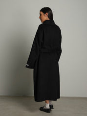 Cappotto over cintura Nero Haveone KID-R002;Cappotto over cintura Nero Haveone KID-R002 — foto 2;Cappotto over cintura Nero Haveone KID-R002 — foto 3;Cappotto over cintura Nero Haveone KID-R002 — foto 4