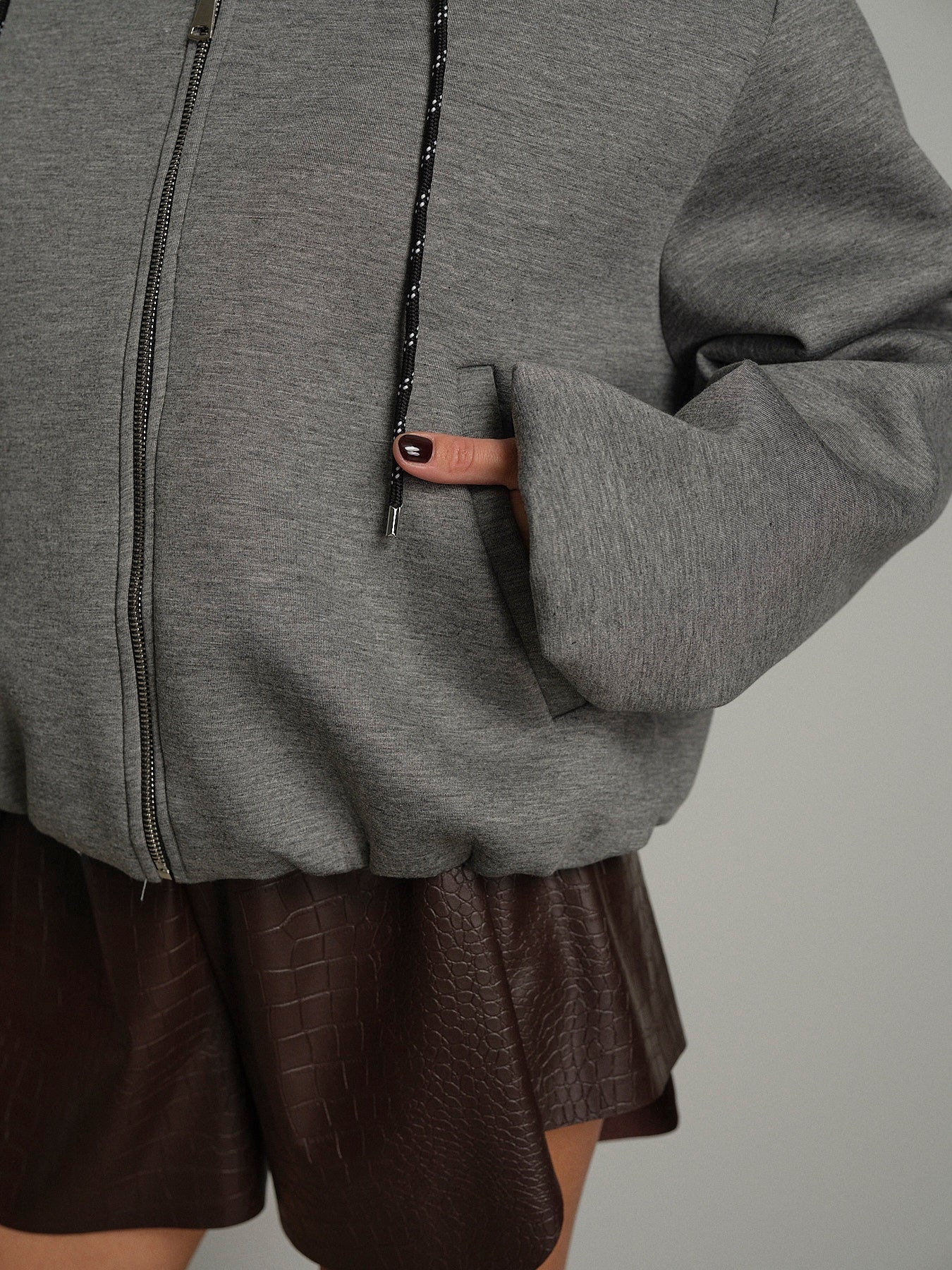 Felpa bomber zip Grigio Haveone KSH-R111;Felpa bomber zip Grigio Haveone KSH-R111 — foto 2;Felpa bomber zip Grigio Haveone KSH-R111 — foto 3;Felpa bomber zip Grigio Haveone KSH-R111 — foto 4;Felpa bomber zip Grigio Haveone KSH-R111 — foto 5