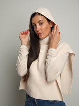 Gilet cappuccio - Burro