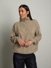 Pull mezza zip Beige Haveone MHO-R057;Pull mezza zip Beige Haveone MHO-R057 — foto 2;Pull mezza zip Beige Haveone MHO-R057 — foto 3;Pull mezza zip Beige Haveone MHO-R057 — foto 4