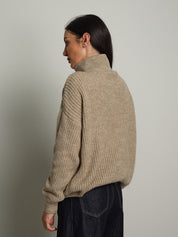 Pull mezza zip Beige Haveone MHO-R057;Pull mezza zip Beige Haveone MHO-R057 — foto 2;Pull mezza zip Beige Haveone MHO-R057 — foto 3;Pull mezza zip Beige Haveone MHO-R057 — foto 4