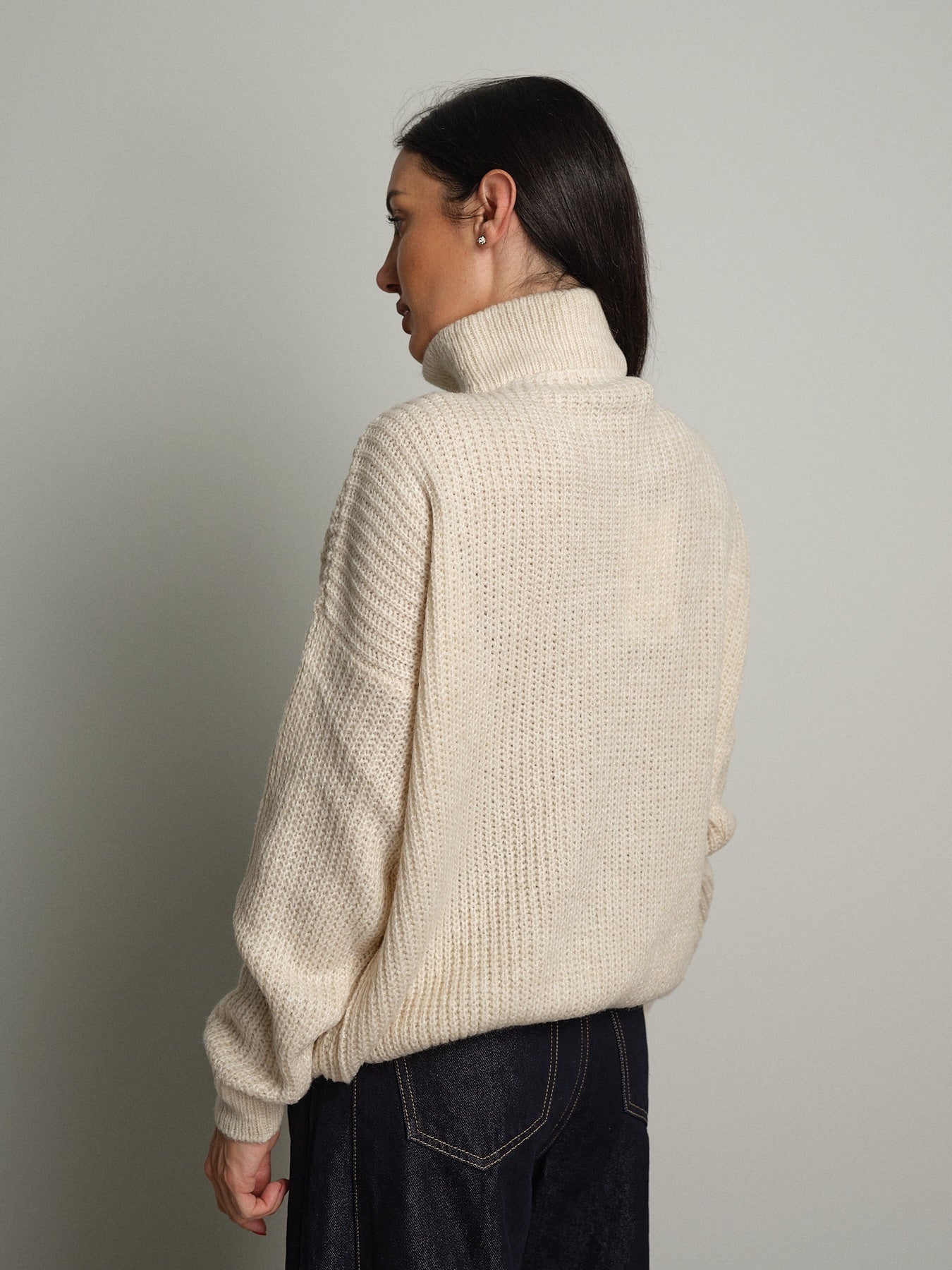 Pull mezza zip Burro Haveone MHO-R057;Pull mezza zip Burro Haveone MHO-R057 — foto 2;Pull mezza zip Burro Haveone MHO-R057 — foto 3;Pull mezza zip Burro Haveone MHO-R057 — foto 4