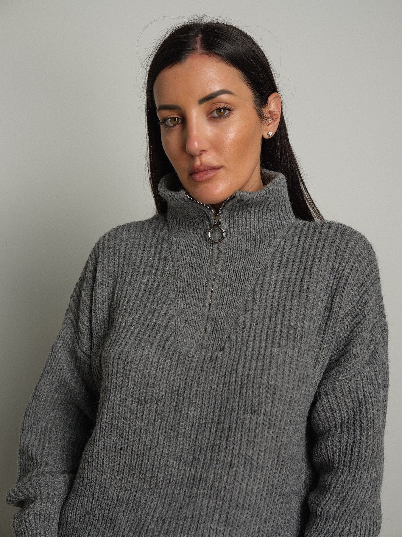 Pull mezza zip Grigio Haveone MHO-R057;Pull mezza zip Grigio Haveone MHO-R057 — foto 2;Pull mezza zip Grigio Haveone MHO-R057 — foto 3;Pull mezza zip Grigio Haveone MHO-R057 — foto 4