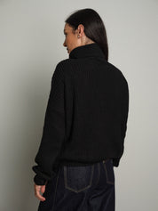 Pull mezza zip Nero Haveone MHO-R057;Pull mezza zip Nero Haveone MHO-R057 — foto 2;Pull mezza zip Nero Haveone MHO-R057 — foto 3;Pull mezza zip Nero Haveone MHO-R057 — foto 4
